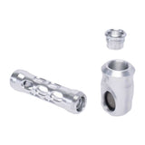 ALUMINUM GLASS PERFORATED HAND PIPE
