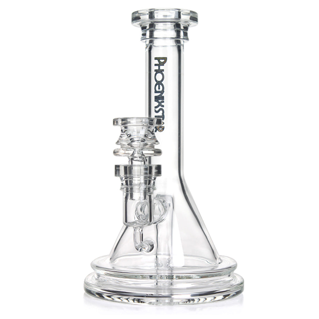 8 inch Arcline by Phoenix Star glass bong with gold logo – buy online at Fat Ass Glass  