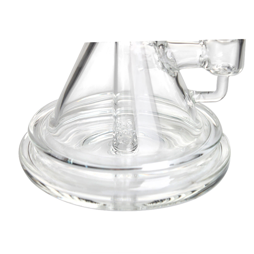 Base detail of 8 inch Arcline by Phoenix Star glass bong – shop quality water pipes