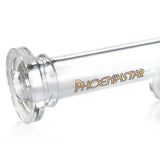 Neck and mouthpiece detail of 8 inch Arcline by Phoenix Star glass bong – buy premium glass bong online