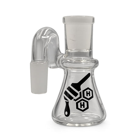 HONEYBEE HERB BEAKER BASE GLASS SWAN ARM MINI DRY ASH CATCHER