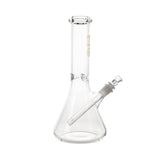 Side Angle Of The Bio 50 X 5 Beaker Bong Showing The Downstem And Durable Clear Glass At Fat Ass Glass