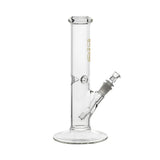Left Side View Of The Bio 50 X 5 Straight Bong In Gold, 12-Inch Thick Glass Tube From Fat Ass Glass.