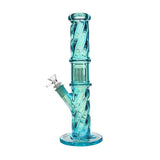 TWISTED TREE PERC STRAIGHT TUBE BONG