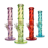 TWISTED TREE PERC STRAIGHT TUBE BONG