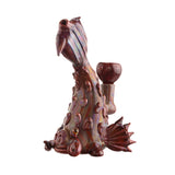 ARTISTIC ARCHED FISH GLASS WATER PIPE