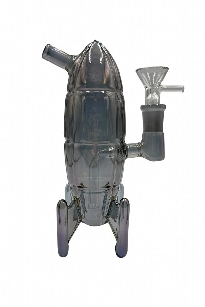 7" Glass Rocket Ship