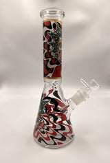 8" R & M Themed Beaker Bong