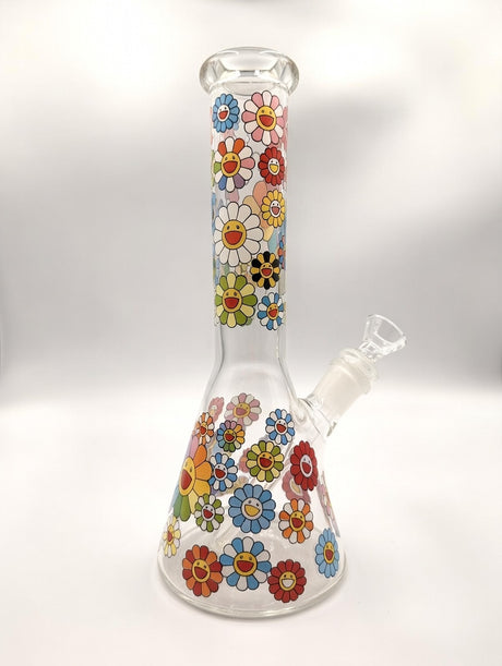10" Flower Power Beaker Bong