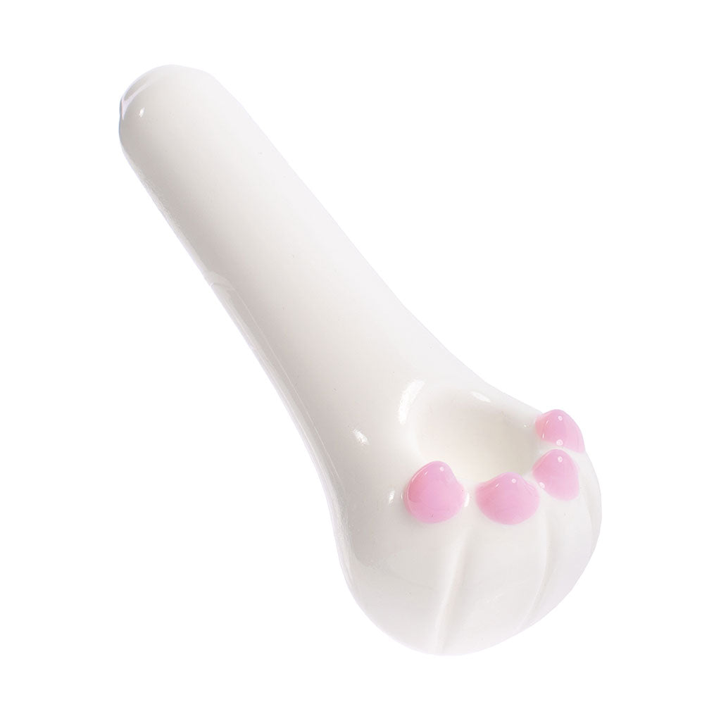 CAT PAW GLASS HAND PIPE