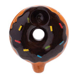 CHOCOLATE DONUT CERAMIC PIPE - WACKY BOWLZ