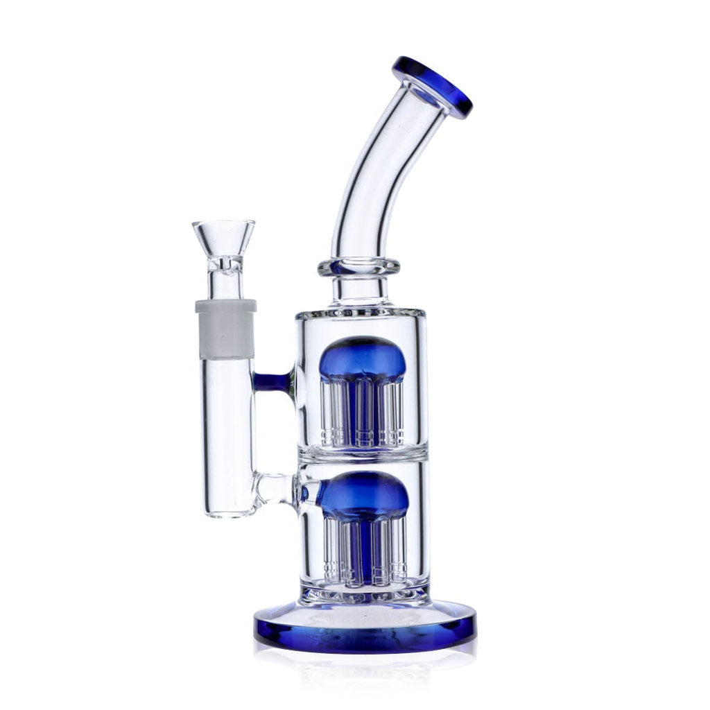 Double Tree Perc Rig for Cool, Clean Dabs | Honeybee Herb – fatassglass