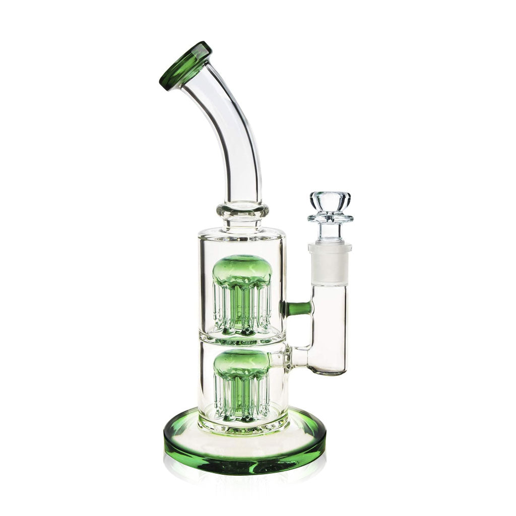 Dab Rig Tree Glass Double Tree Perc Rig for Cool, Clean Dabs | Honeybee Herb – fatassglass