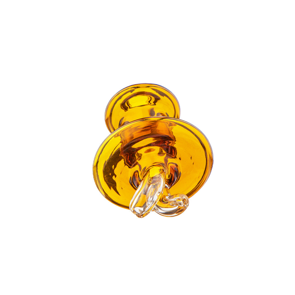 Amber Dual Directional Carb Cap Bottom View Showing Airflow Path