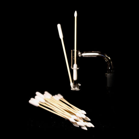 Dual-Tip Tech Swab – 50ct | Precision Cotton Swabs for Dab Rigs & Accessories