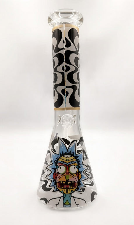 8" R & M Themed Beaker Bong