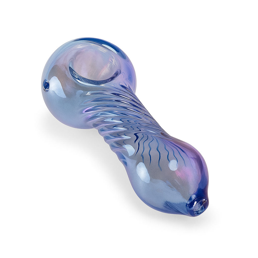 ELECTRIC PLATING COLOR GLASS HAND PIPE