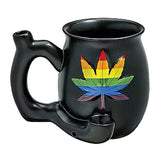 LEAF ON BLACK CHUBBY PREMIUM ROAST & TOAST PIPE MUG