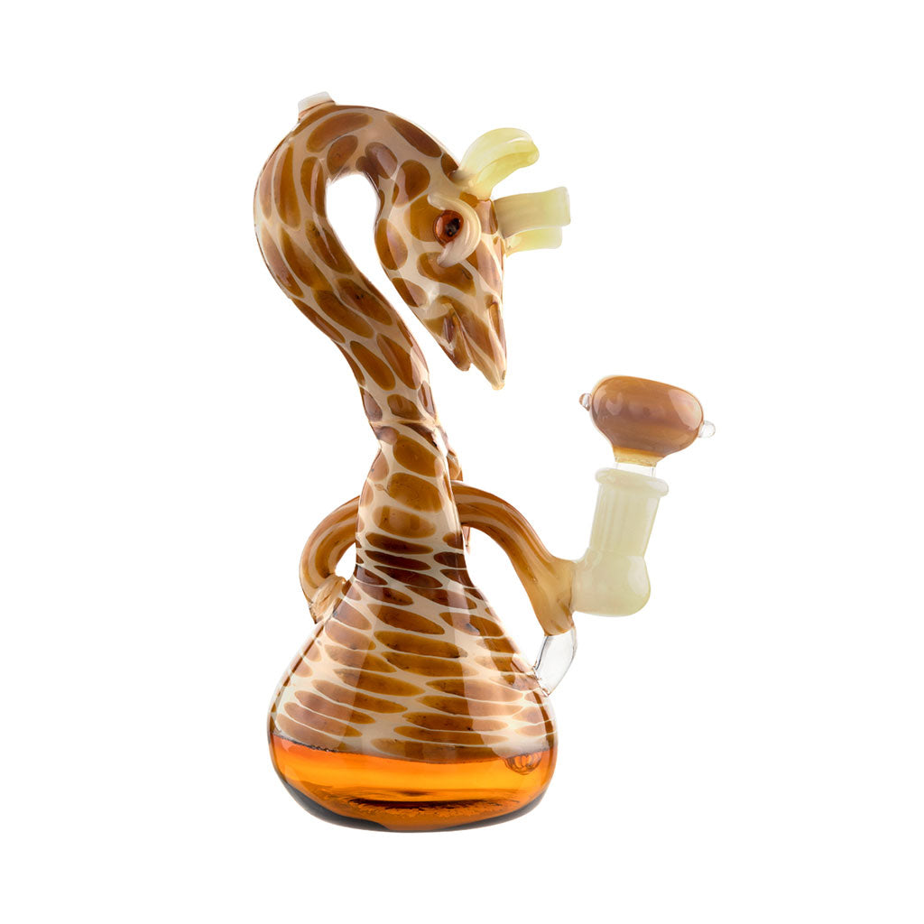 GLASS GIRAFFE BEAKER WATER PIPE