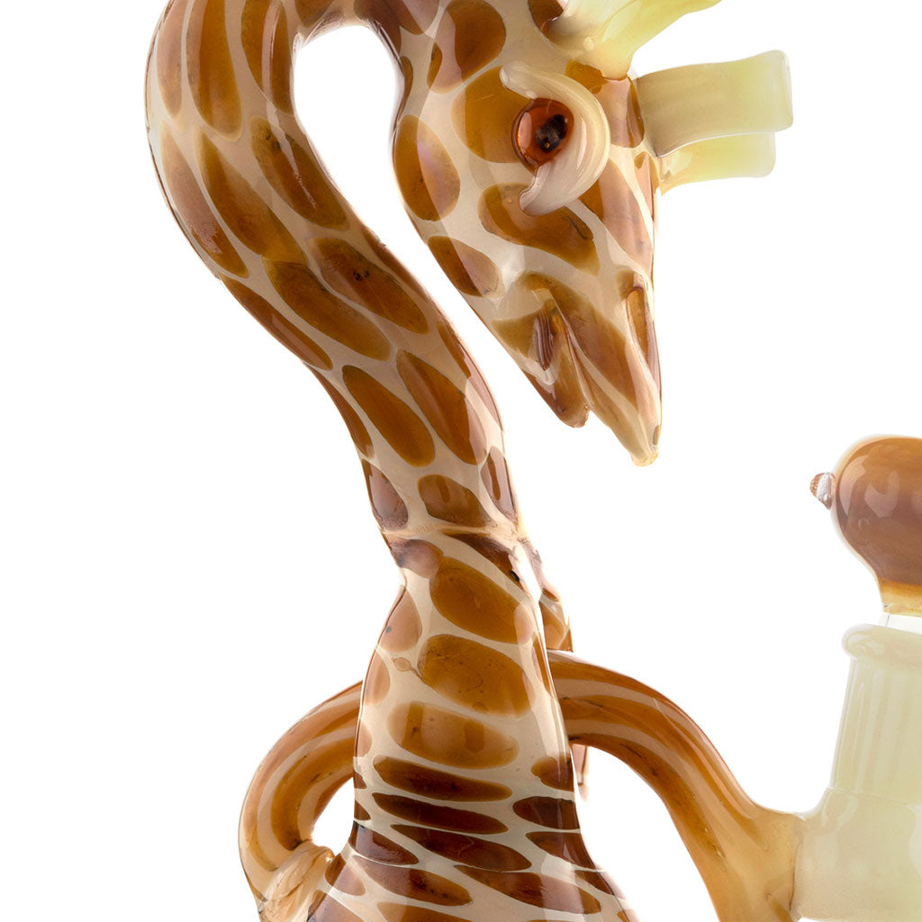 GLASS GIRAFFE BEAKER WATER PIPE