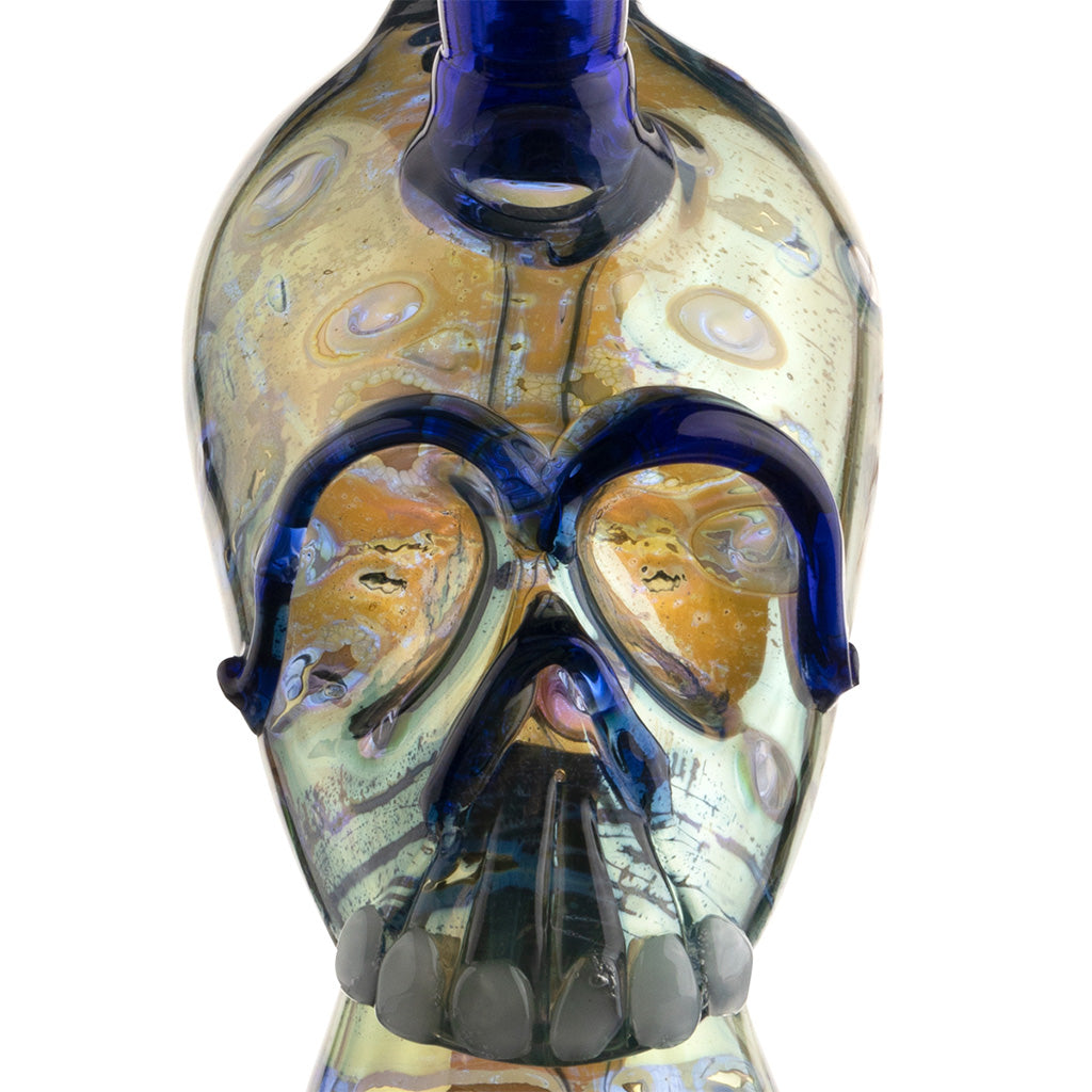 GLASS SKULL WATER PIPE