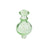 Glow In Dark Green Carb Cap Front View With Bubble Texture