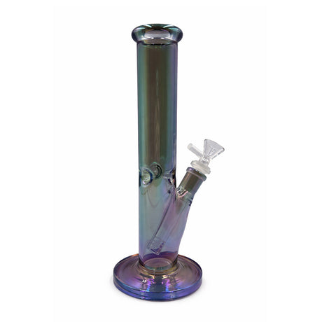 IRIDESCENT STRAIGHT TUBE BONG
