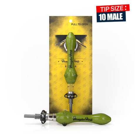 SPECKLED GLASS NECTAR COLLECTOR
