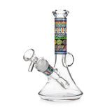 VIBRANT PSYCHEDELIC DESIGNS BEAKER BONG