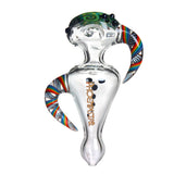 Shop Helix Function Phoenix Star Dry Pipe – Clear Glass Bowl Close-Up, Available Online