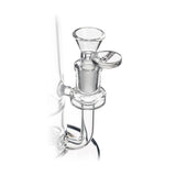 HITTN STRAIGHT TUBE BONG WITH SHOWERHEAD PERC & SPLASH GUARD