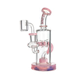 HITTN COLOR-ACCENTED BARREL PERC RECYCLER RIG