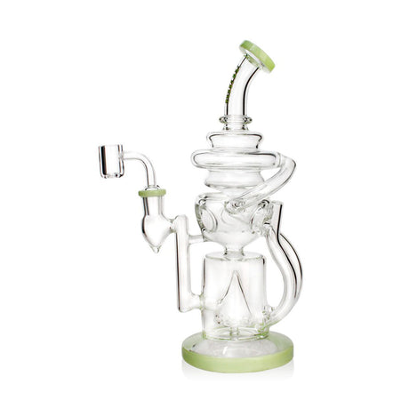HITTN CYCLONE RECYCLER DAB RIG WITH PYRAMID PERC