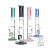 HITTN SHOWERHEAD PERC STRAIGHT TUBE BONG