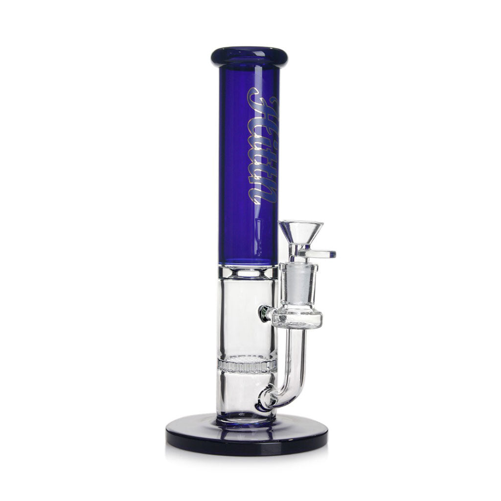 HITTN HONEYCOMB PERC STRAIGHT TUBE BONG