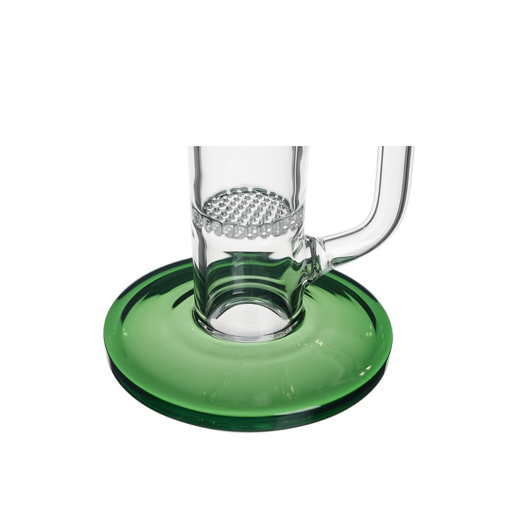 HITTN HONEYCOMB PERC STRAIGHT TUBE BONG
