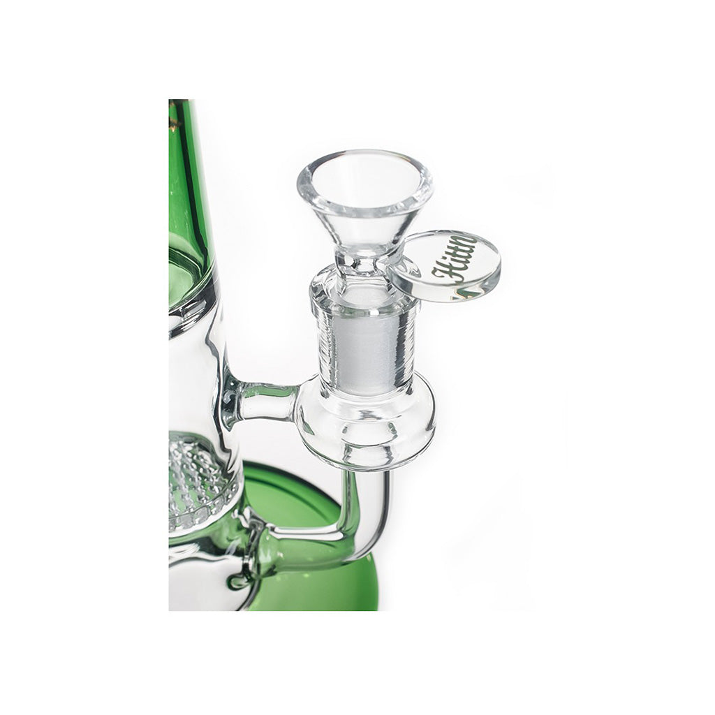 HITTN HONEYCOMB PERC STRAIGHT TUBE BONG