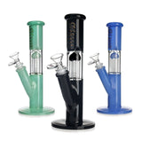 HITTN TREE PERC STRAIGHT TUBE BONG WITH SPLASH GUARD
