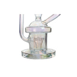 HOLOGRAPHIC RAINBOW MULTI-CHAMBERED SHOWERHEAD PERC RECYCLER RIG