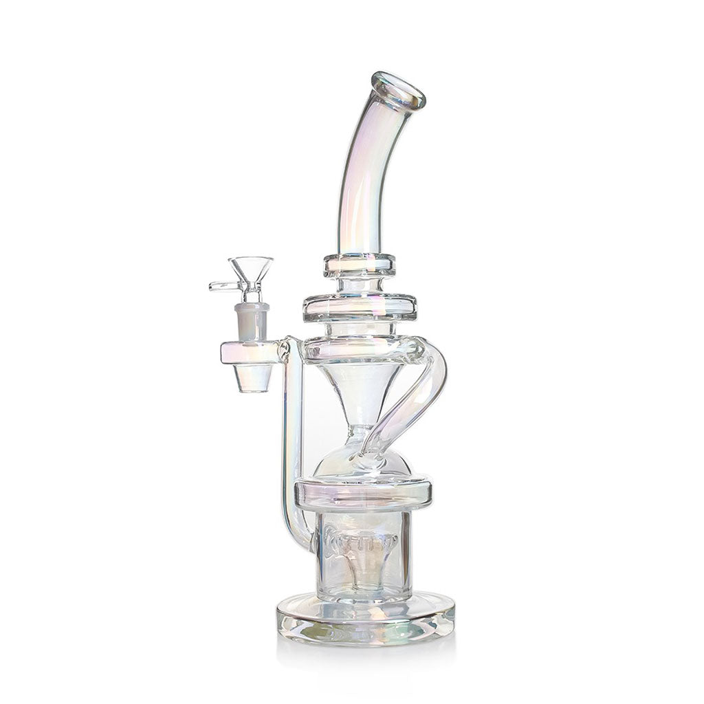 Buy Holographic Perc Recycler Rig for Sale | Honeybee Herb – fatassglass