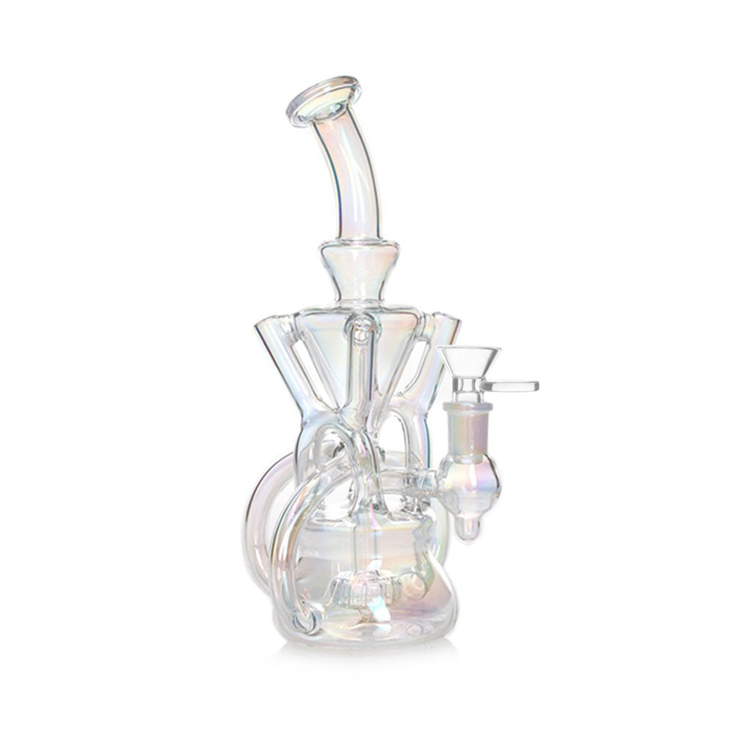 HOLOGRAPHIC RAINBOW SHOWERHEAD PERC RECYCLER RIG