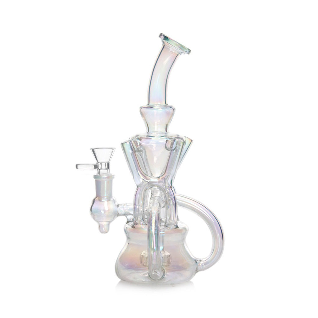 HOLOGRAPHIC RAINBOW SHOWERHEAD PERC RECYCLER RIG