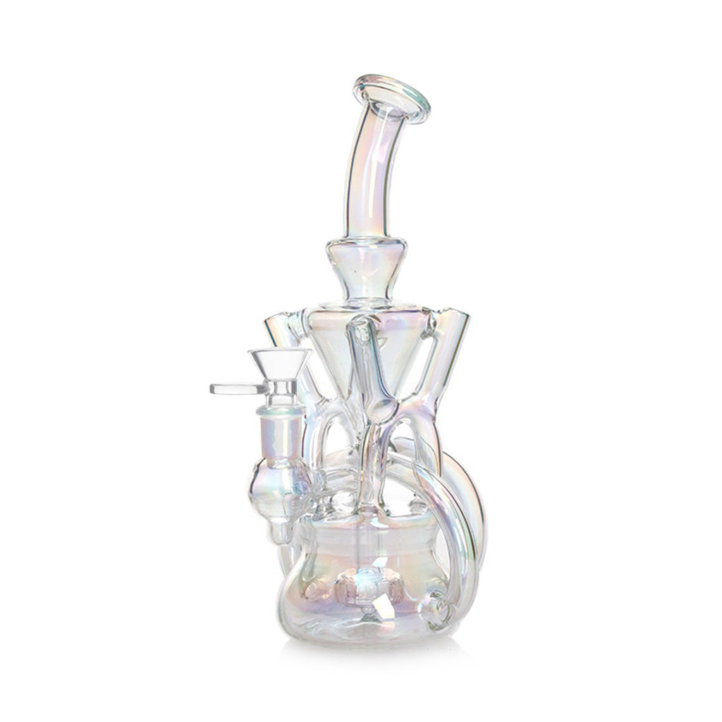 HOLOGRAPHIC RAINBOW SHOWERHEAD PERC RECYCLER RIG