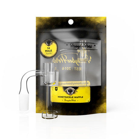 HONEYSUCKLE WAFFLE QUARTZ BANGER - 90° DEGREE | BL