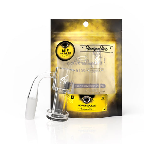 HONEYSUCKLE QUARTZ BANGER - 90° DEGREE | YL-CLOSEOUT