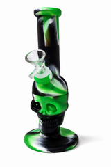 8" Silicone Skull Water Pipe