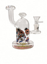 6" Trippy Psychedelic Bent Neck