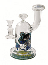 6" Trippy Psychedelic Bent Neck