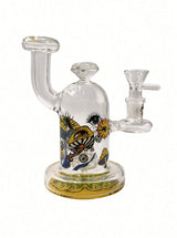 6" Trippy Psychedelic Bent Neck