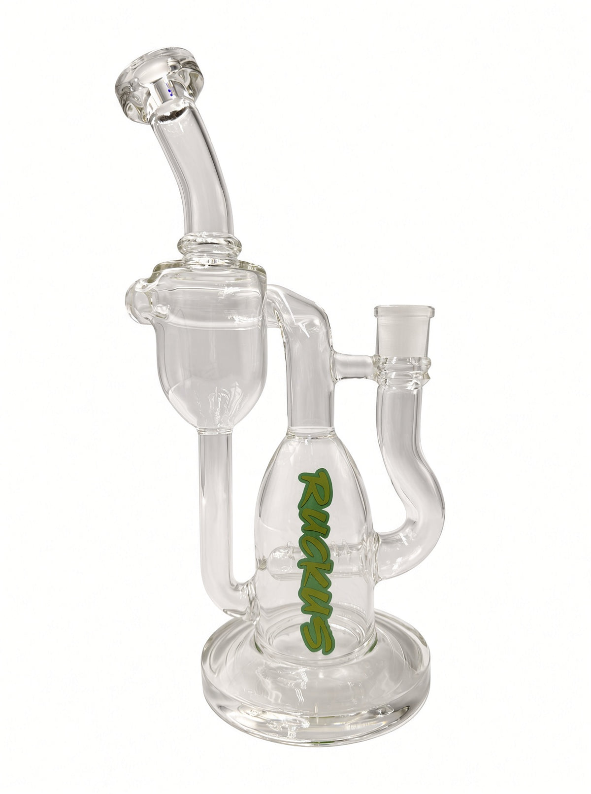 10" Ruckus Recycler Thick Borosilicate Glass